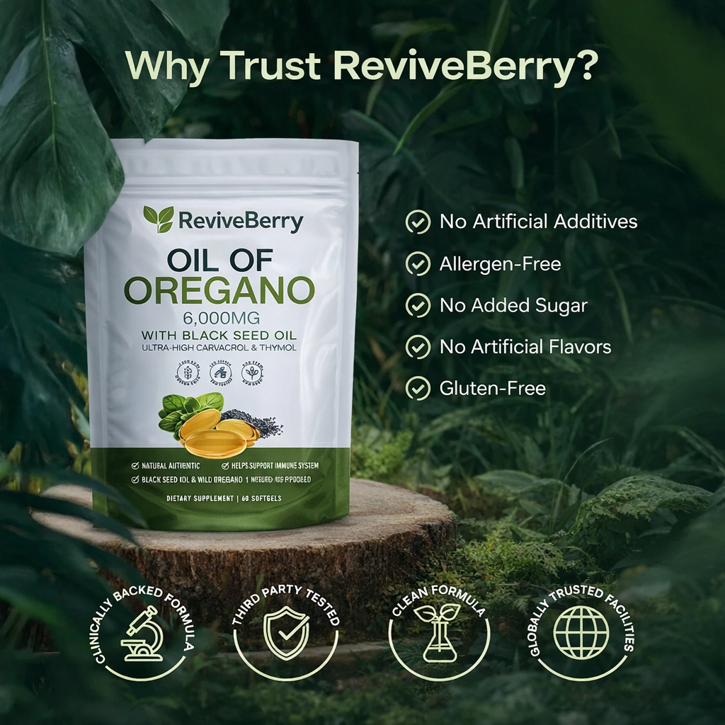 ReviveBerry Oil of Oregano Softgels