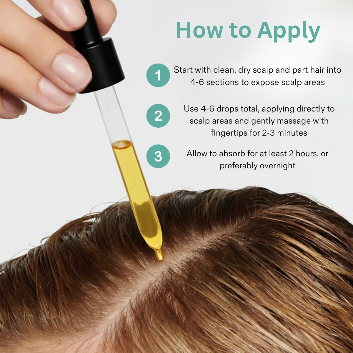 dropper hair serum