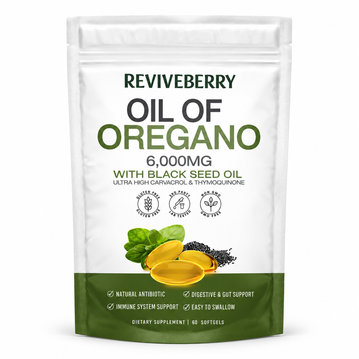 non GMO oregano oil supplement
